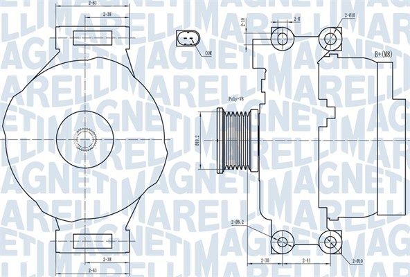 MAGNETI MARELLI Generaator 063731773010